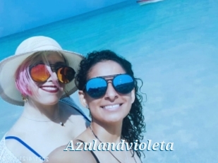 Azulandvioleta